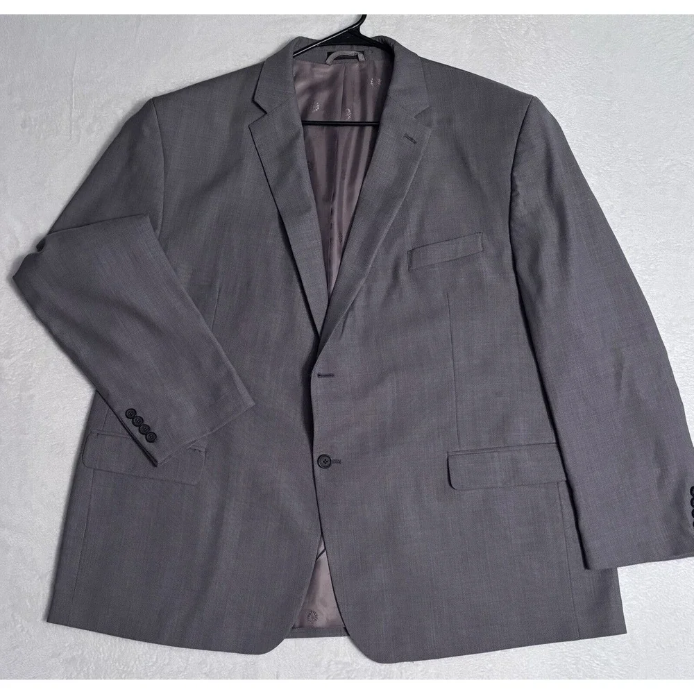 Lauren Ralph Lauren Blazer Jacket Brown 50R Wool Lapel‎ 2 Button